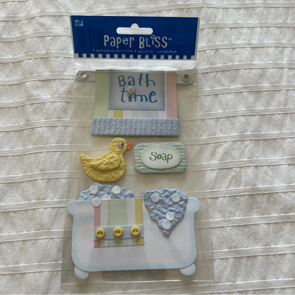 NWT Paper Bliss Bath Time Dimensional Stickers